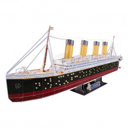 Titanic 3D Puzzle R.M.S. Titanic LED Edition 88 cm - Poškodené balenie !